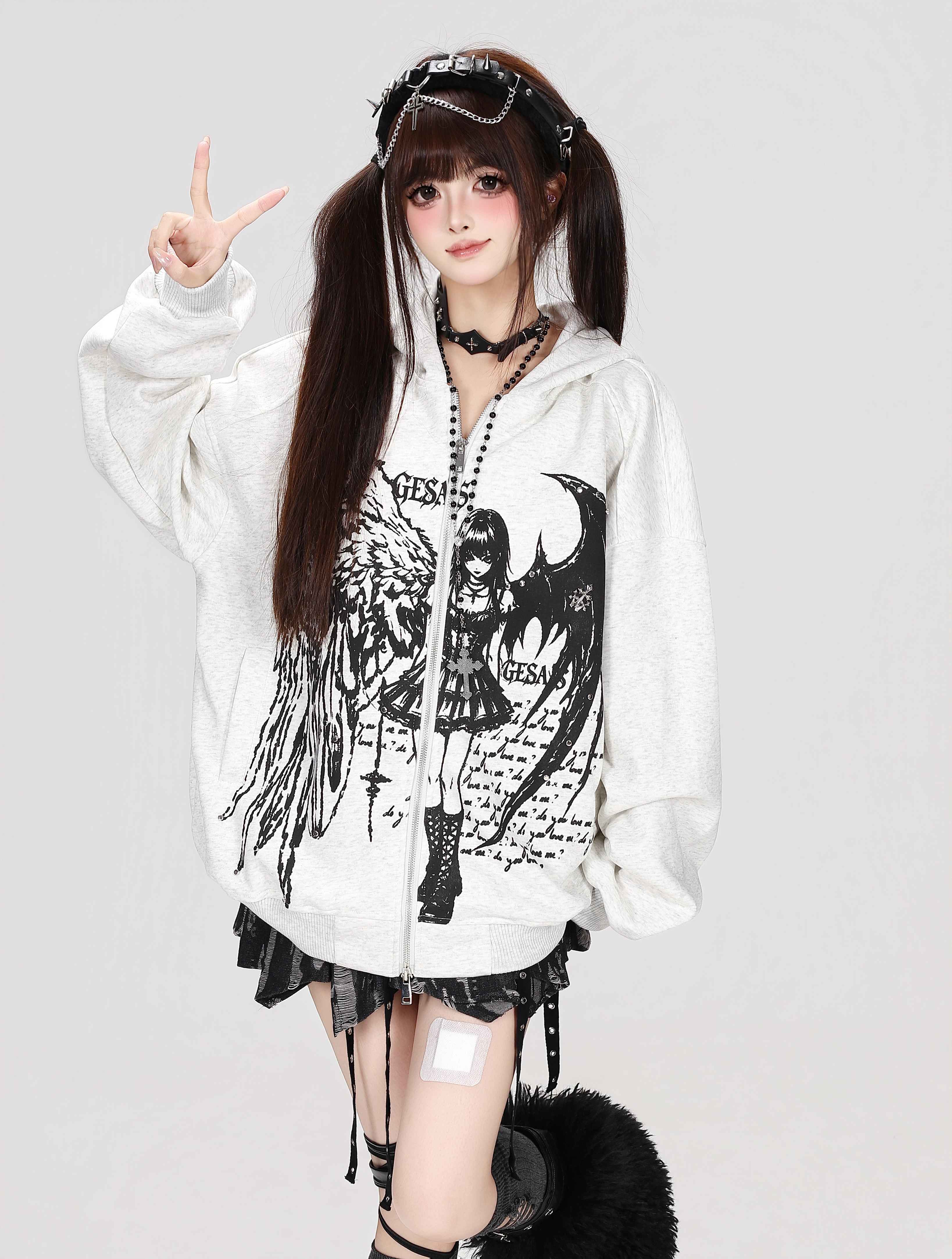 Crazy_Girl_Devil_Angel_Stripe_Vintage_Washed_Distressed_Street_Women&