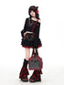 Crazy_Girl_Distressed_Checkered_Strap_Slanted_Neck_Women&