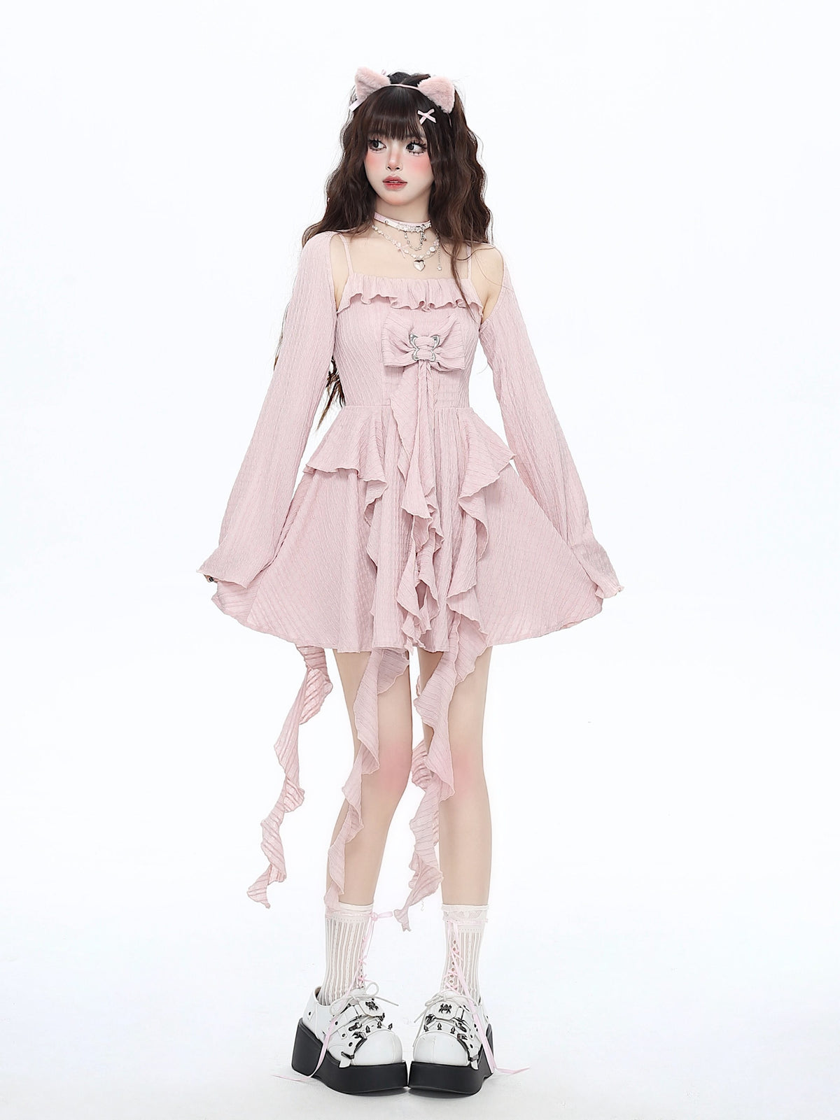 Crazy_Girl_Ethereal_French_Waist_Cinched_Spaghetti_Strap_Women&