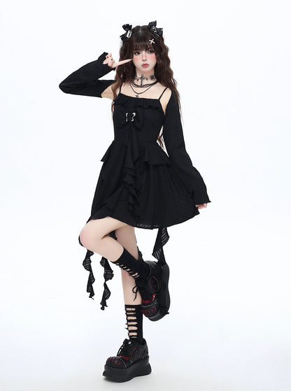 Crazy_Girl_Ethereal_French_Waist_Cinched_Spaghetti_Strap_Women&