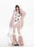 Crazy_Girl_Ghost_Paradise_Abstract_Jacquard_Scarf_Neck_Women&