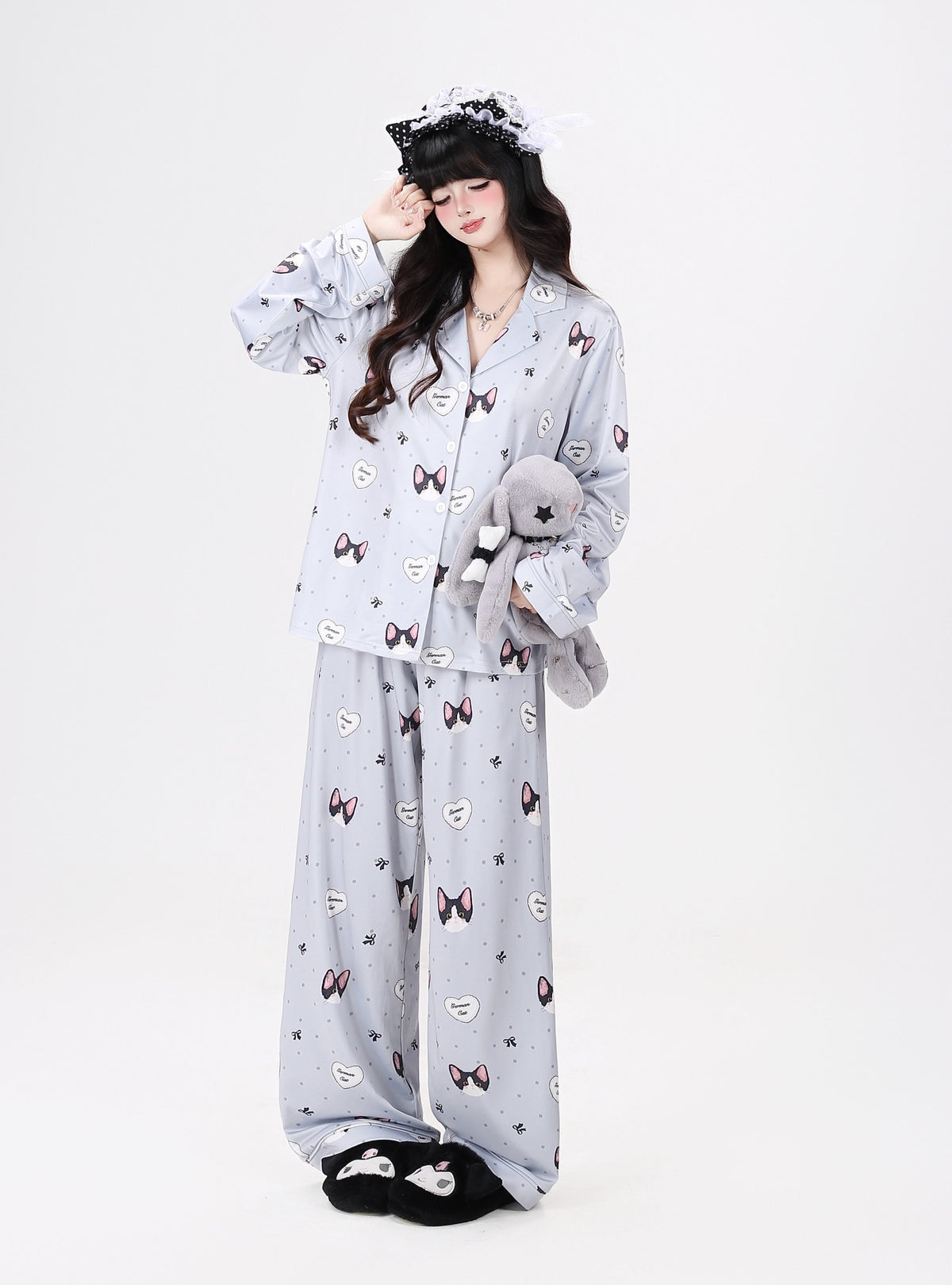 Crazy_Girl_Kitten_Print_Japanese_Soft_Short_Sleeve_Lapel_Women&