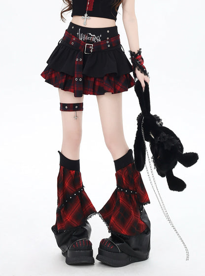 Crazy_Girl_Millennial_Plaid_Tie_Print_High_Waist_Women&