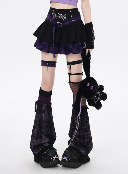 Crazy_Girl_Millennial_Plaid_Tie_Print_High_Waist_Women&