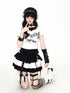 Crazy_Girl_Pixelated_Gothic_Letter_Halter_Neck_Spliced_Faux_Layered_Women&