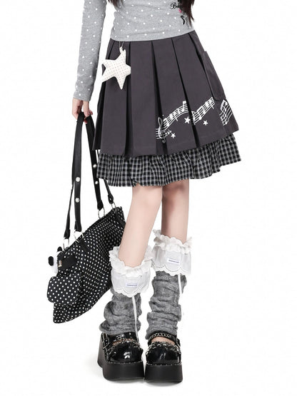 Crazy Girl Polka Dot Embroidered V-neck Slim Fit Women&