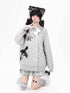 Crazy_Girl_Polka_Dot_Striped_Notched_Collar_Tie_Bone_Charm_Loose_Women&