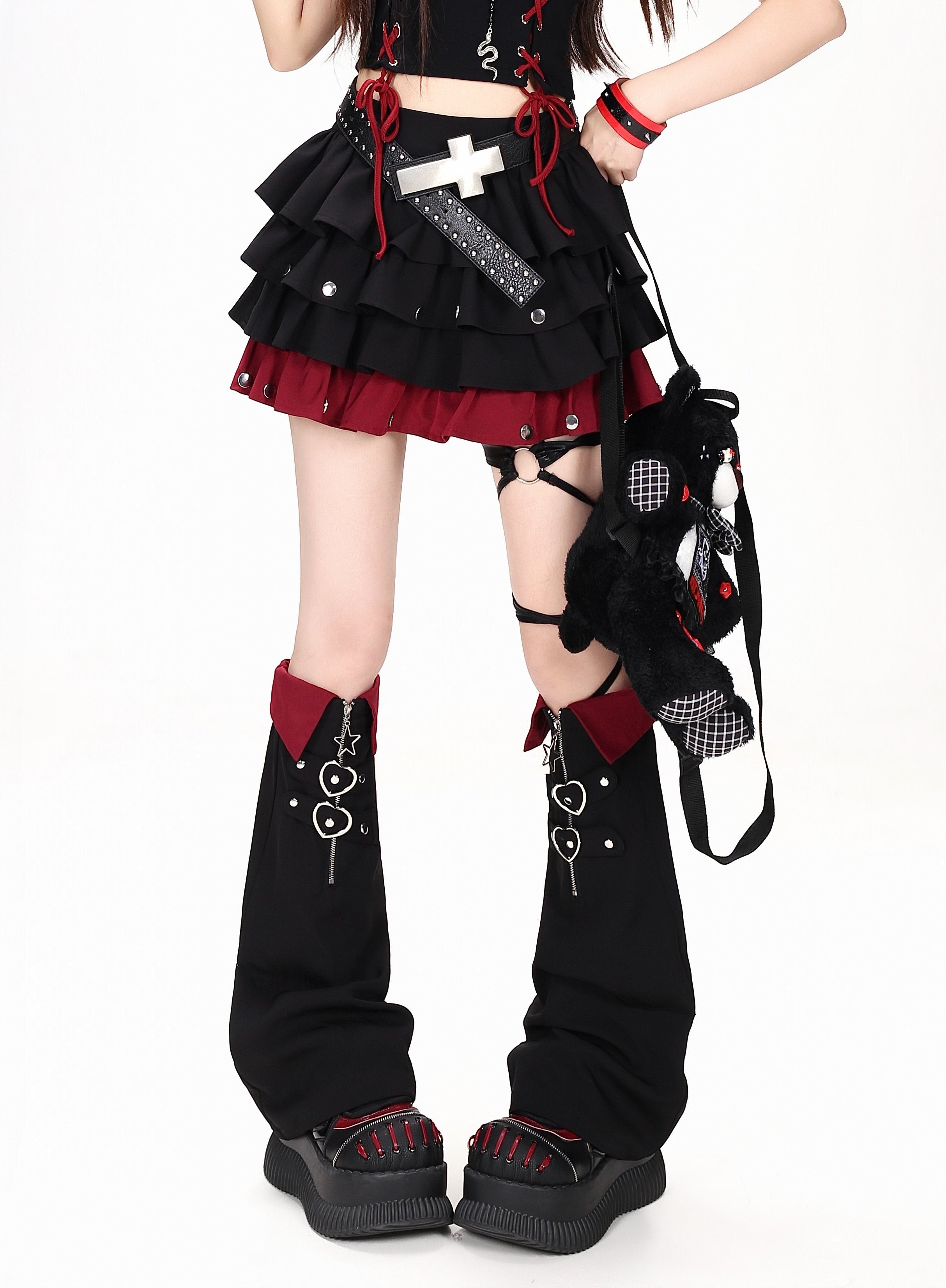 Crazy_Girl_Puffy_Studded_Colorblock_Punk_Y2k_Women&