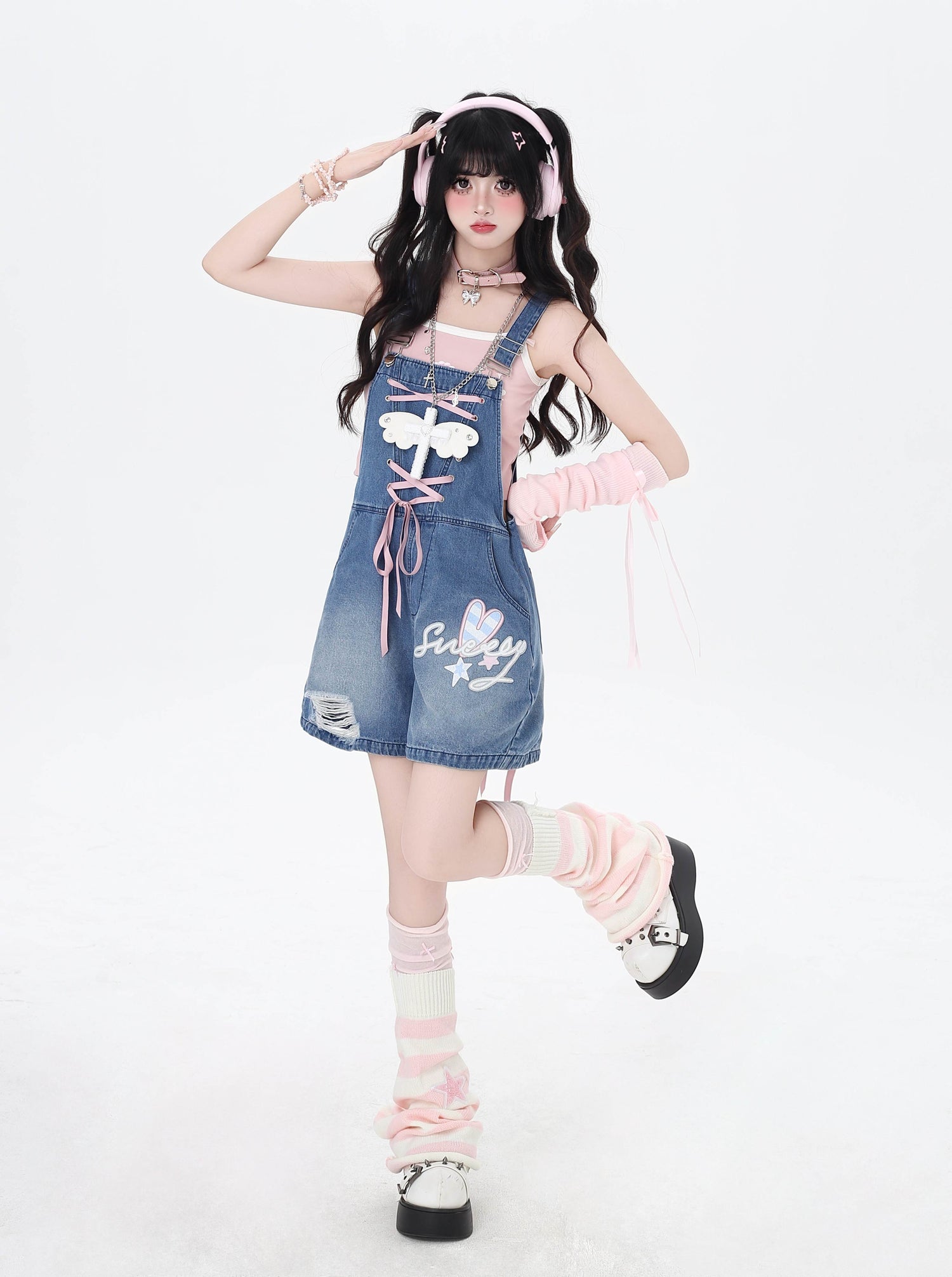 Crazy_Girl_Rabbit_Ear_Tie_Embroidered_Suspender_High_Waist_Women&