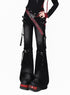 Crazy_Girl_Retro_Punk_High_Waist_Washed_Micro_Flare_Slimming_Women&