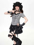 Crazy_Girl_Rhinestone_Necklace_Print_Layered_Halter_Waist_Women&