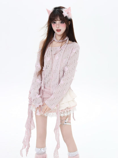 Crazy Girl Romantic 3d Butterfly Slim Fit Women&