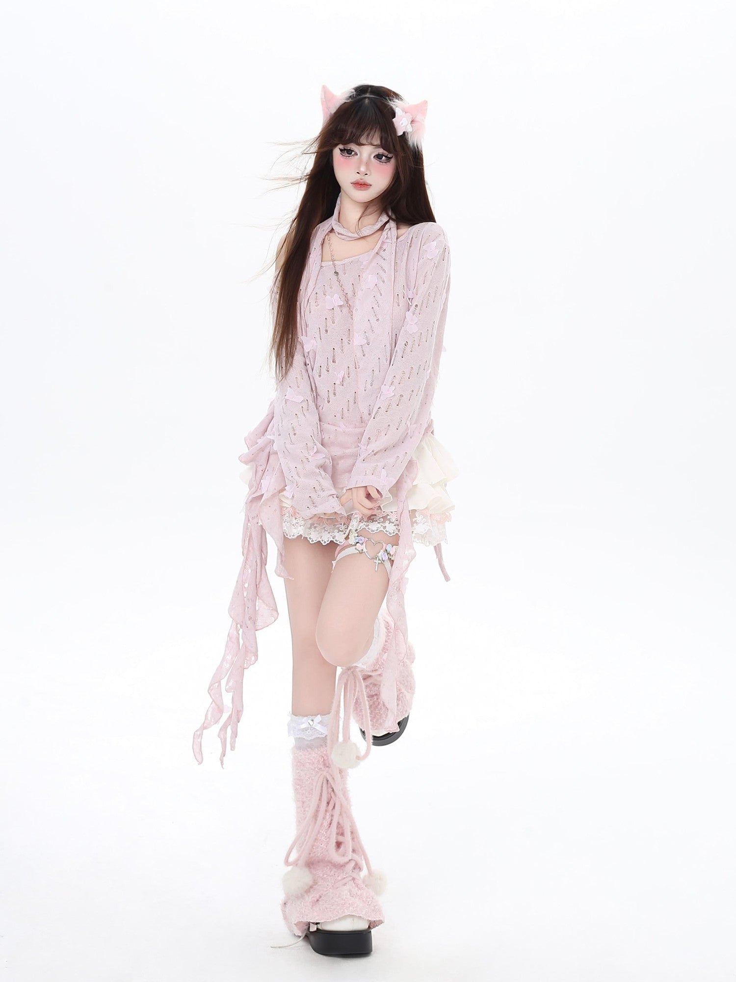 Crazy Girl Romantic 3d Butterfly Slim Fit Women&