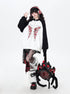 Crazy_Girl_Rose_Butterfly_Print_High_Neck_Black_White_Colorblock_Women&