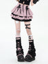 Crazy_Girl_Ruffled_Lace_Trim_Tie_Pleated_Women&