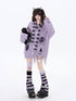 Crazy_Girl_Sea_Mist_Subculture_Jacquard_V-neck_Mid_Length_Loose_Women&