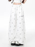 Crazy Girl Snowflake Rhinestone Drapey Drawstring Casual Women&