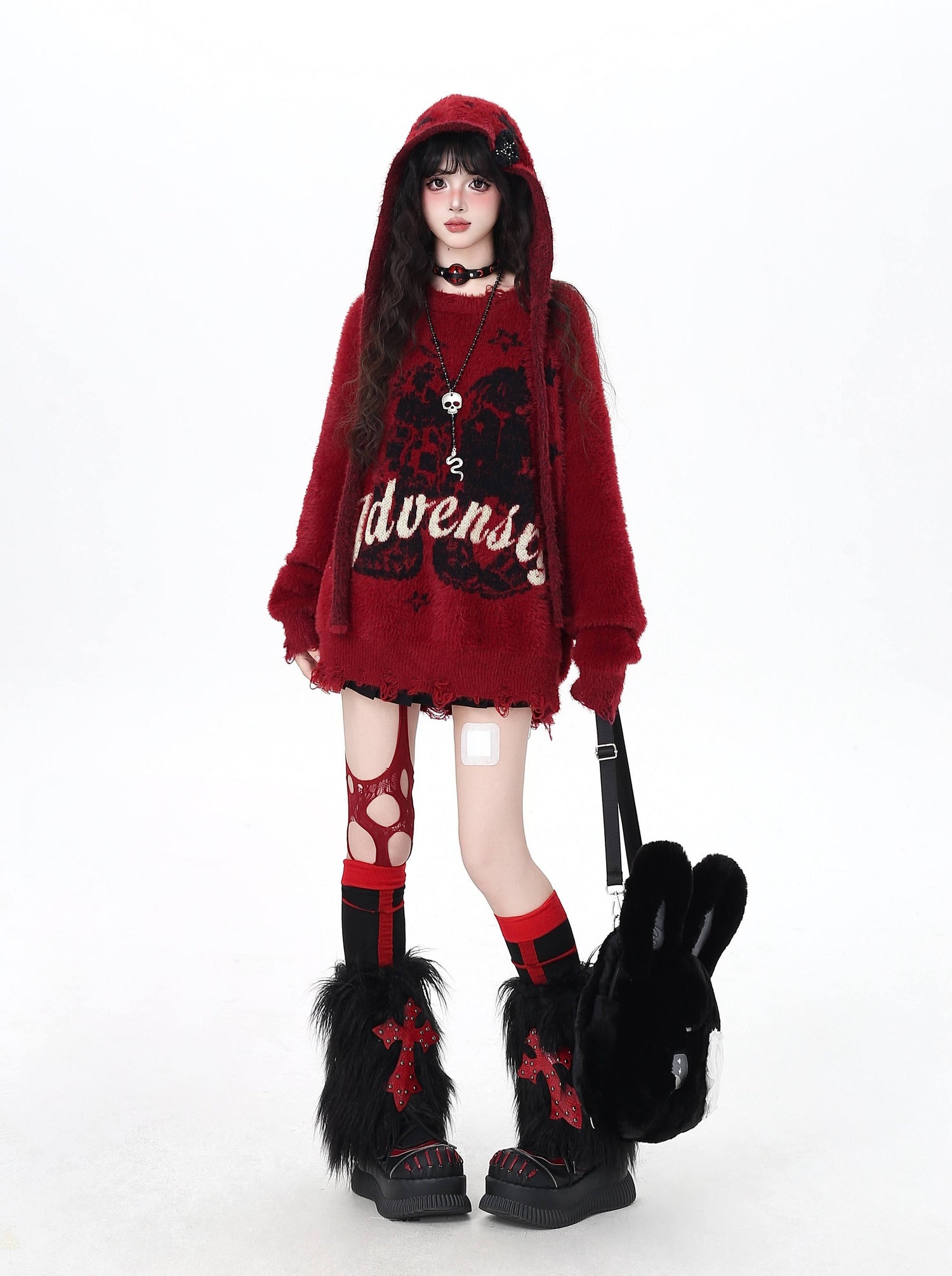 Crazy_Girl_Soft_Relaxed_Detachable_Hood_Vintage_Letter_Women&