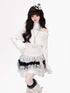 Crazy_Girl_Spliced_Faux_Two_Piece_Mock_Neck_Slim_Fit_Women&