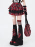 Crazy_Girl_Star_Plaid_Heavy_Embellished_Chain_High_Waist_Women&