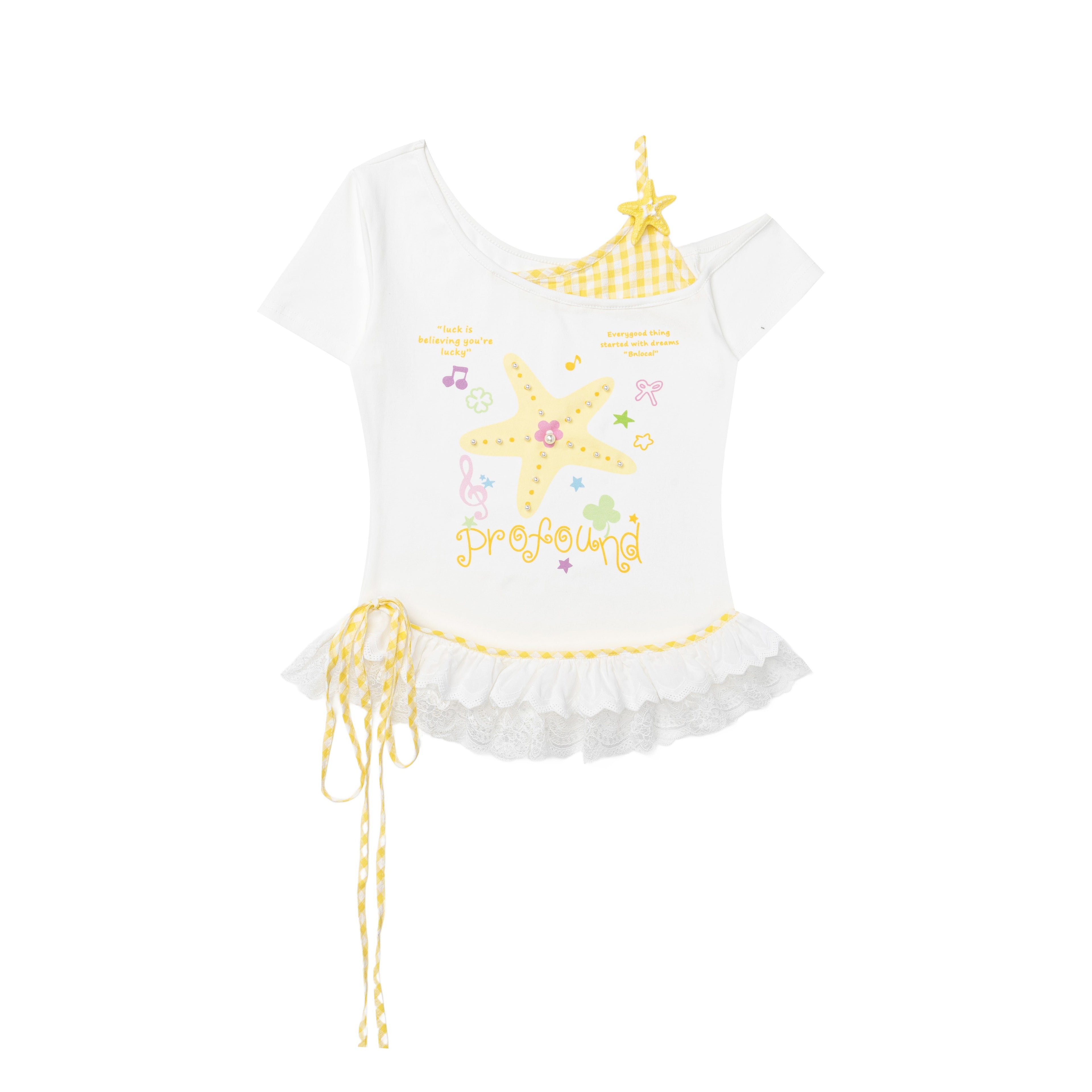 Crazy_Girl_Starfish_Print_Lace_Patchwork_Slim_Fit_Women&