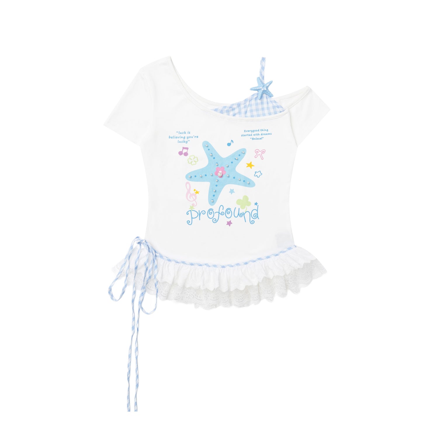 Crazy_Girl_Starfish_Print_Lace_Patchwork_Slim_Fit_Women&