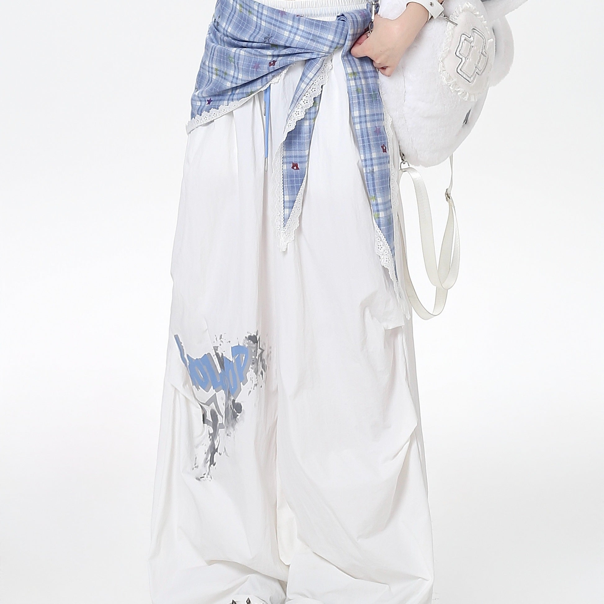 Crazy_Girl_Street_Layered_Plaid_Cargo_Women&