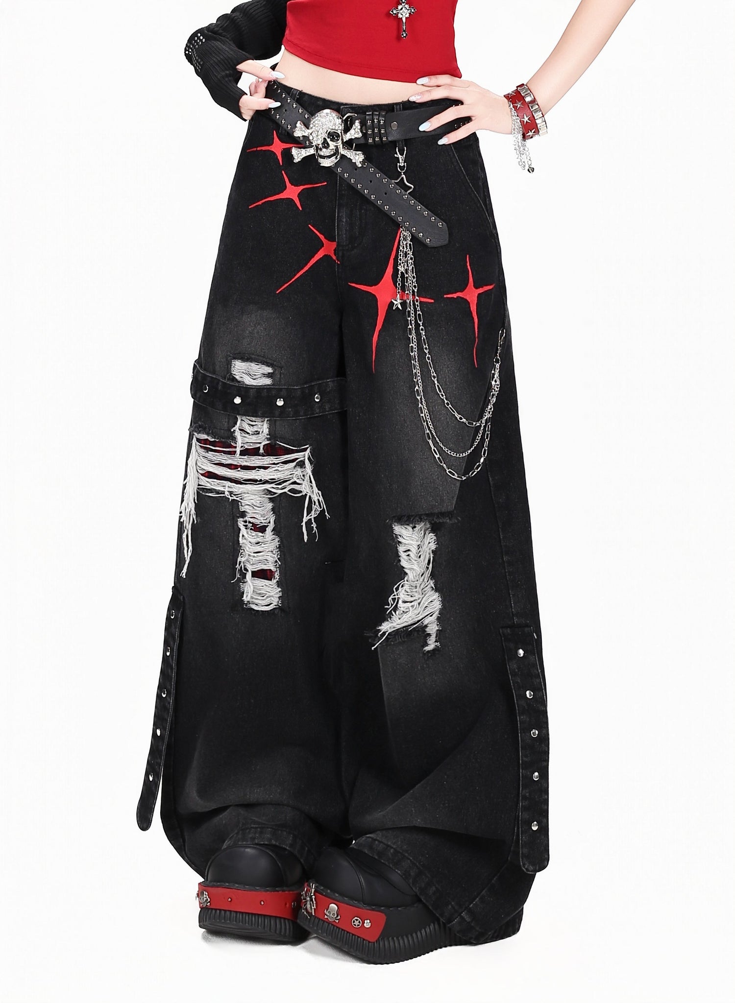 Crazy_Girl_Streetwear_Vintage_Distressed_Ripped_Cargo_Women&