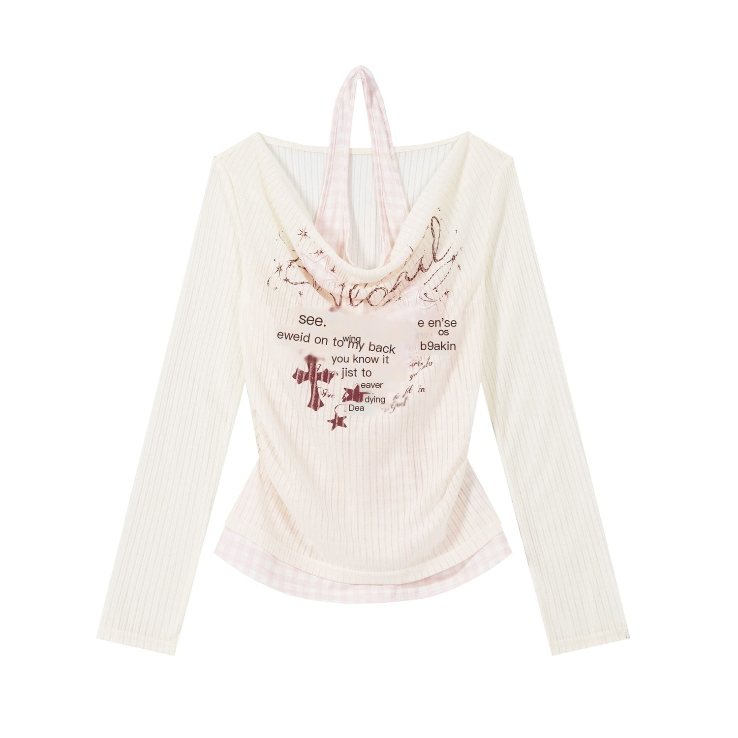 Crazy_Girl_Striped_Letter_Halter_Patchwork_Slim_Women&