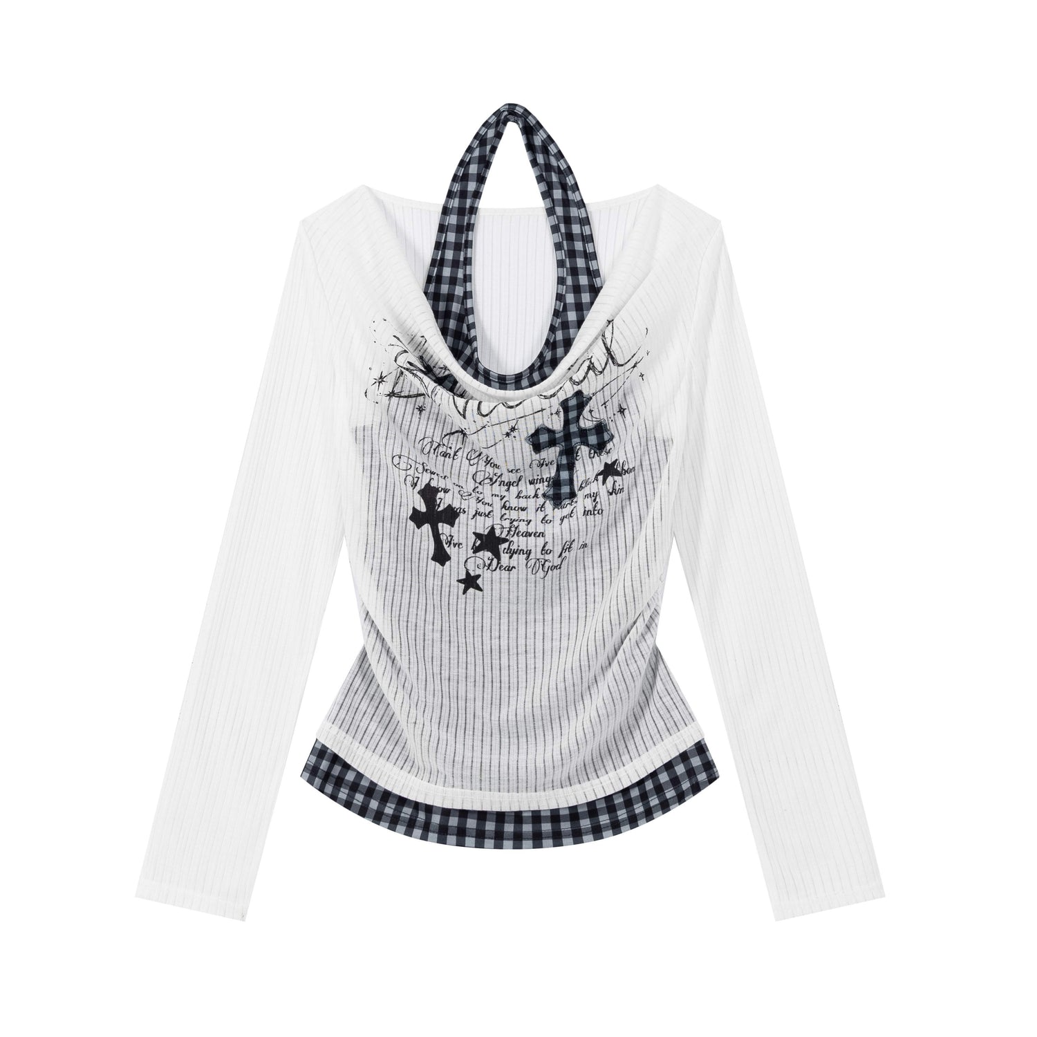 Crazy_Girl_Striped_Letter_Halter_Patchwork_Slim_Women&
