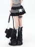 Crazy_Girl_Striped_Star_Charm_Spliced_High_Waist_Slim_Women&