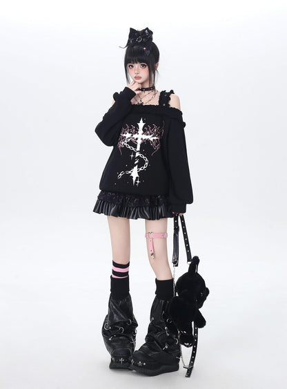 Crazy_Girl_Subculture_Cross_Lace_Off_Shoulder_Women&