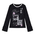 Crazy_Girl_Unicorn_Polka_Dot_Patchwork_Lace_Cuffs_Slim_Fit_Women&