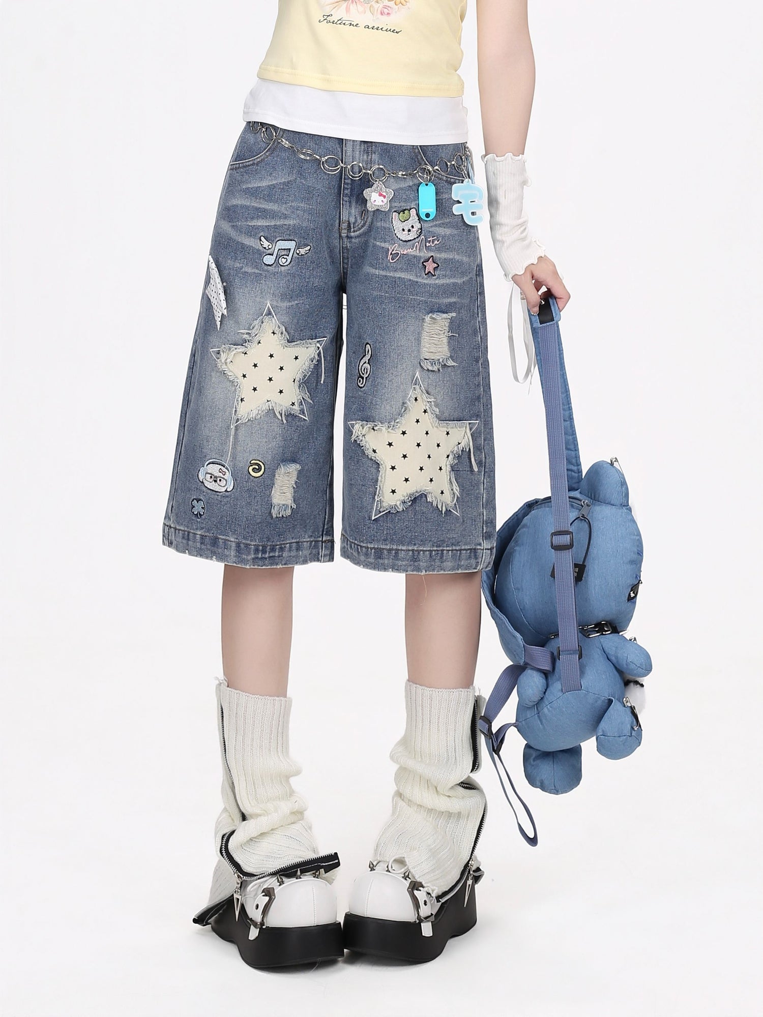 Crazy_Girl_Vintage_Ripped_Star_Patch_Embroidered_High_Waist_Loose_Women&