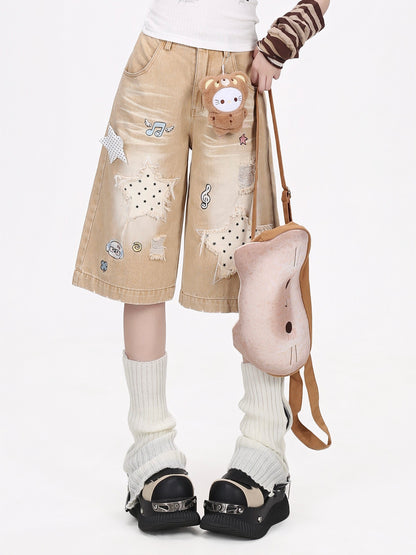 Crazy_Girl_Vintage_Ripped_Star_Patch_Embroidered_High_Waist_Loose_Women&