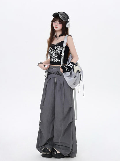 Crazy Girl Wasteland Layered High Waist Utility Women&