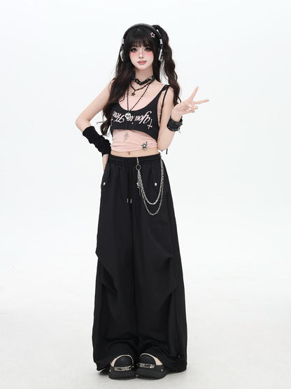 Crazy Girl Wasteland Layered High Waist Utility Women&