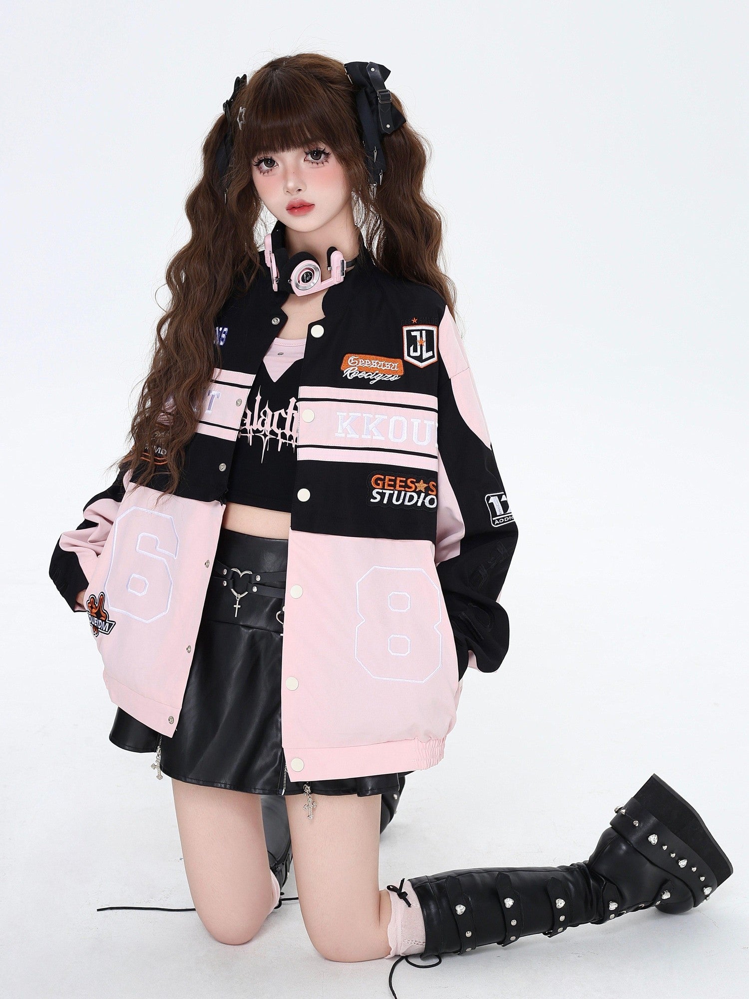 Crazy Girl Y2k Zipper High Waist Lined Cake Mini Women&