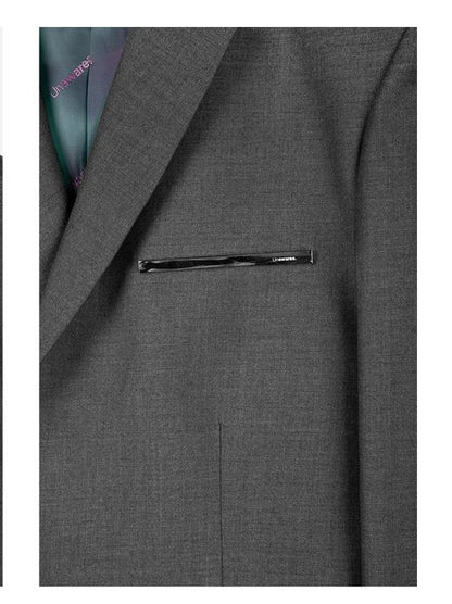 Custom Metal Trim Single-Breasted Suit Blazer