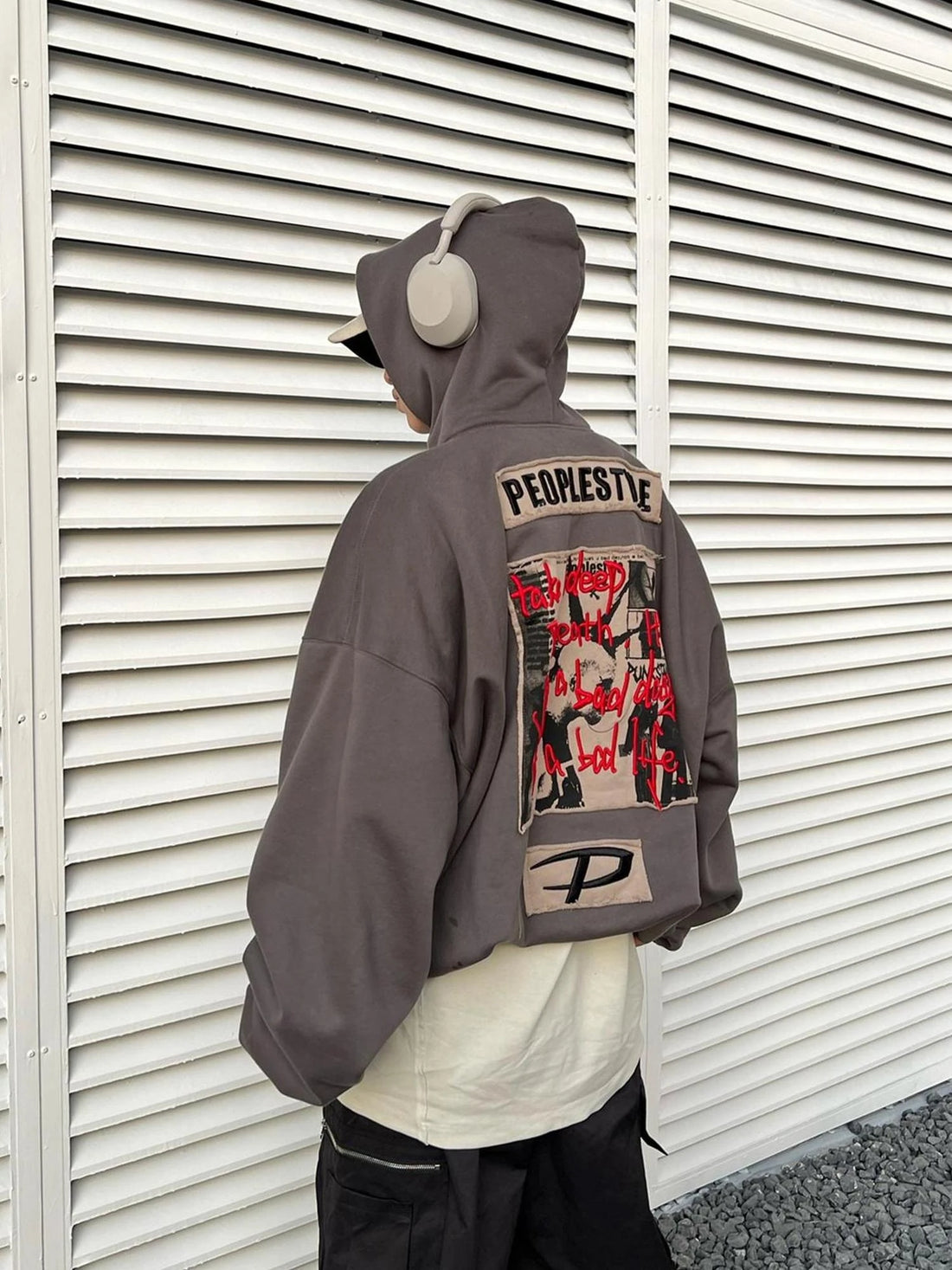 Custom Print Hooded Sweatshirt Warm Breathable Unisex Streetwear