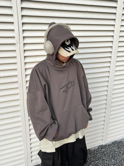 Peoplesense Custom Print Hooded Sweatshirt Warm Breathable Unisex Streetwear