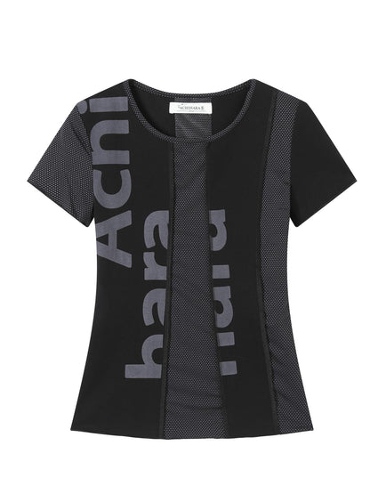 Achihara Breathable Split Knit Summer Tee