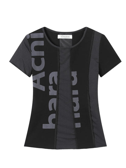 Breathable Split Knit Summer Tee