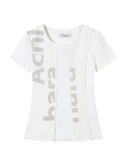 Breathable Split Knit Summer Tee