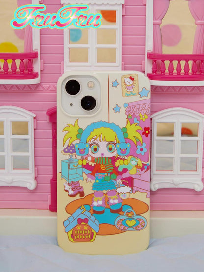 Frufru Gulu Cutie Girl Film Case Iphone Cartoon Room