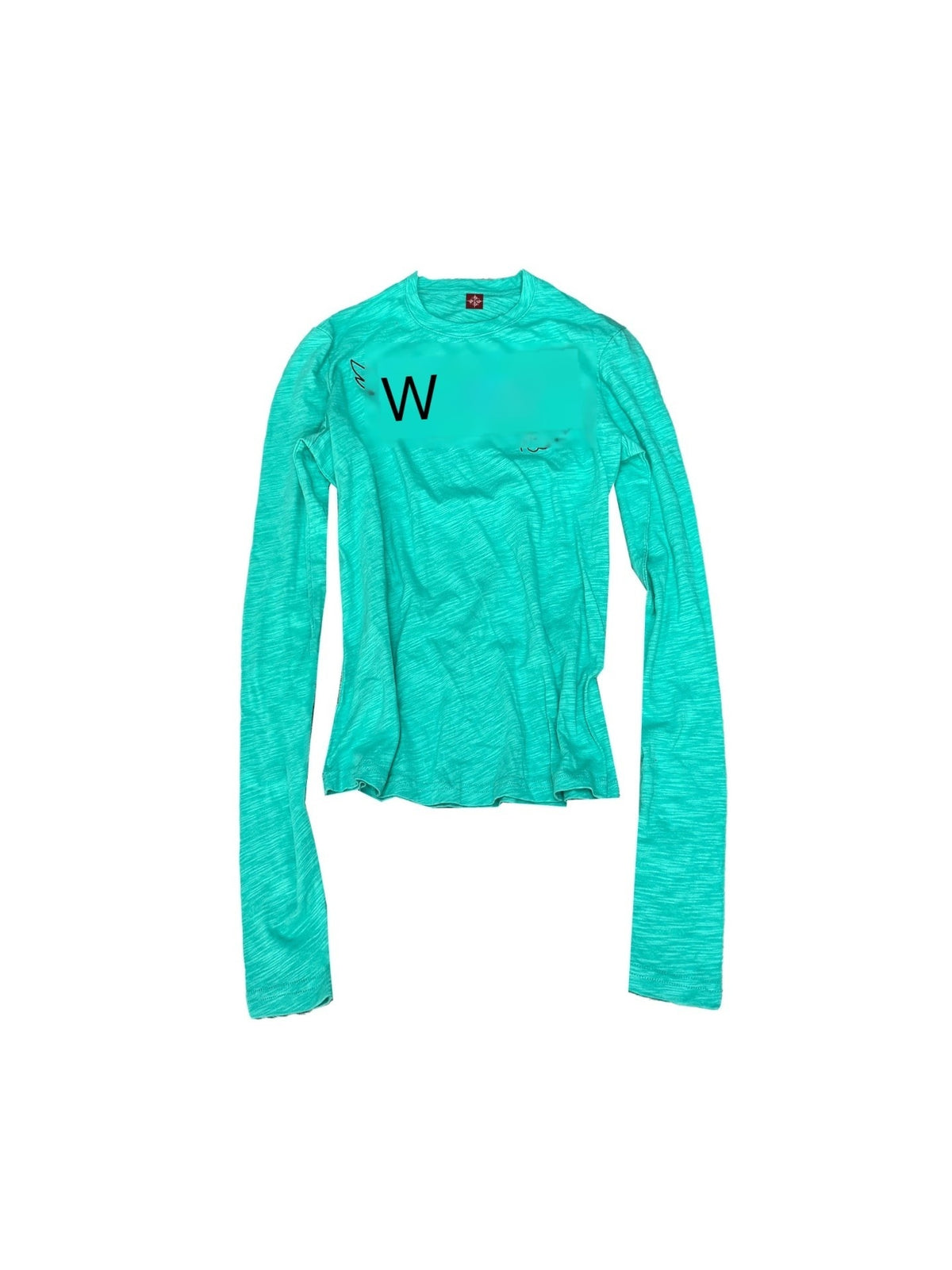 DETW_OnLine_Angel_Letter_Print_Rhinestone_Round_Neck_Pure_Cotton_Women&