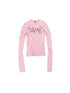 DETW_OnLine_Angel_Letter_Print_Rhinestone_Round_Neck_Pure_Cotton_Women&