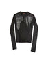 DETW_OnLine_Anti_War_Rhinestone_Henry_Neck_Slim_Fit_Cotton_Blend_Women&