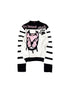 DETW_OnLine_Cartoon_Dog_Illustration_Striped_Loose_Shoulder_Women&
