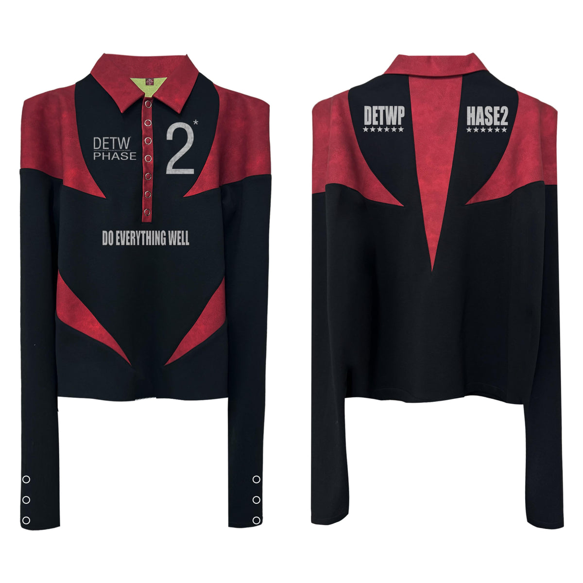 DETW_OnLine_Color_Block_Patchwork_Letter_Long_Sleeve_Women&